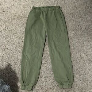 Olive green Brandy Melville sweatpants